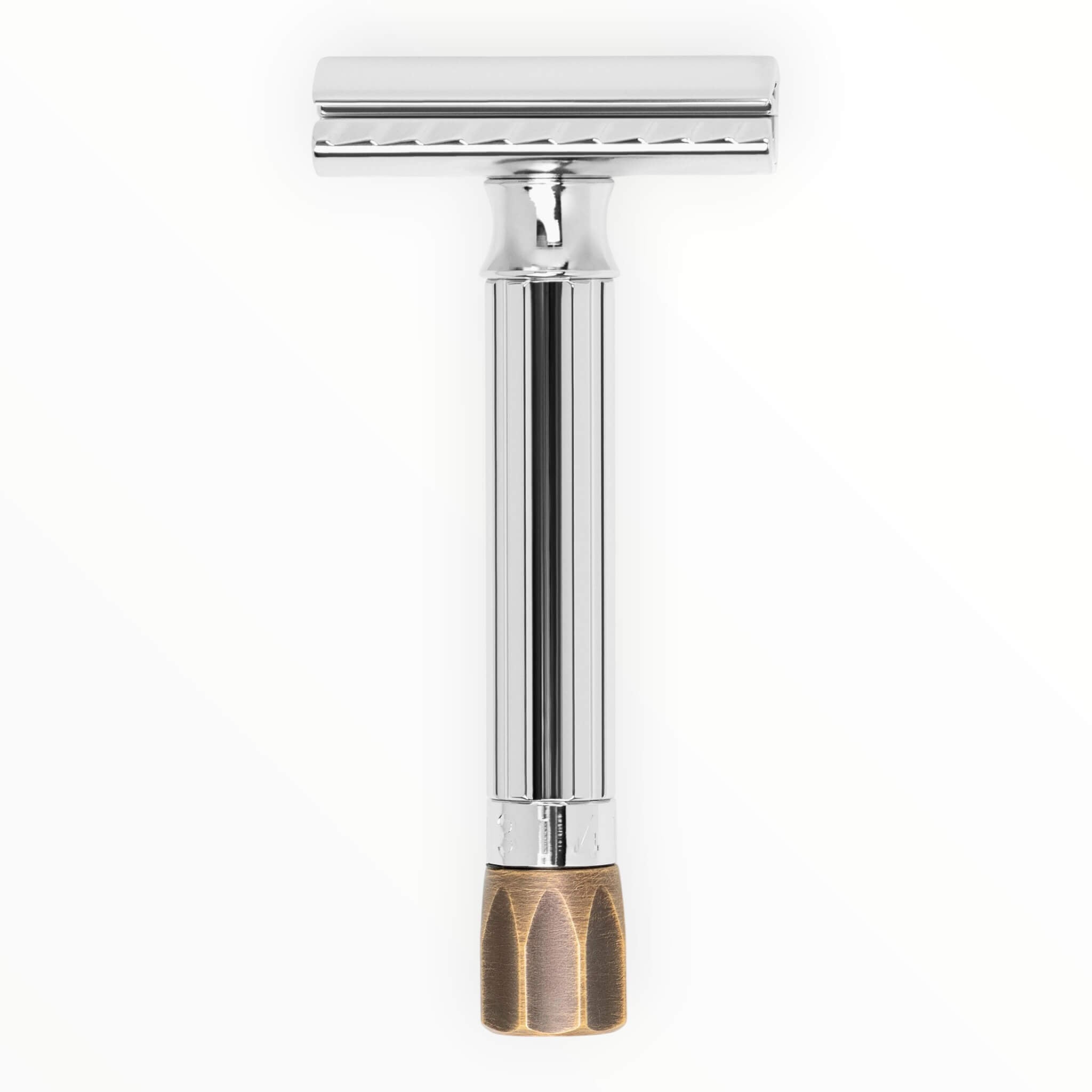 Progress Justerbar DE-skraber, Antique Knob, Krom