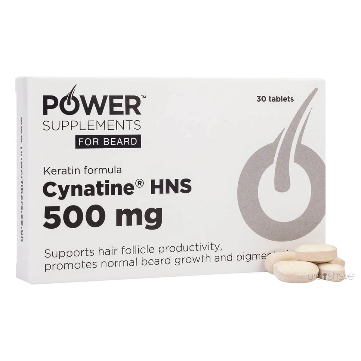 Supplements for Beard, 500 mg., 30 stk.