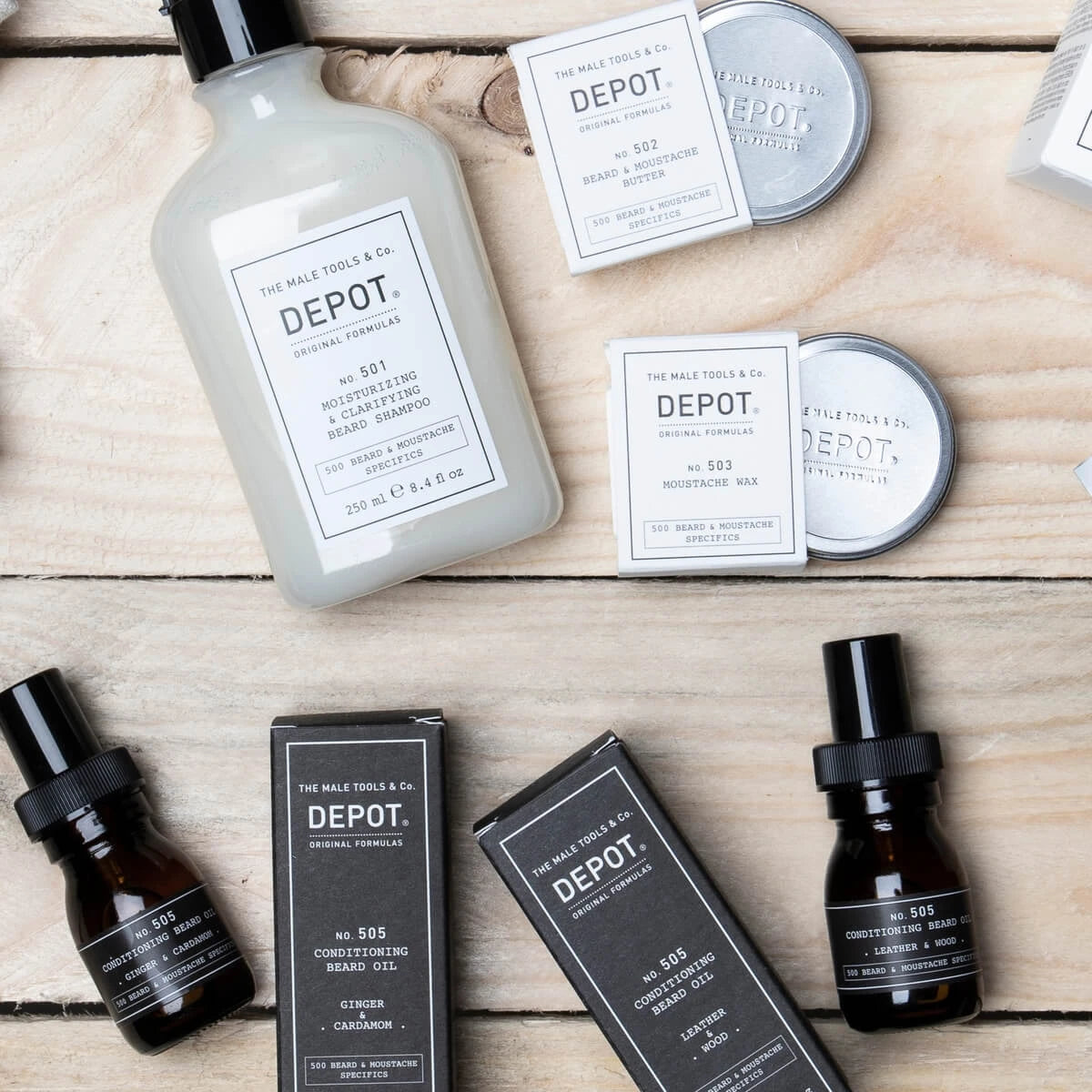 Moisturizing & Clarifying Beard Shampoo, No. 501, 250 ml.