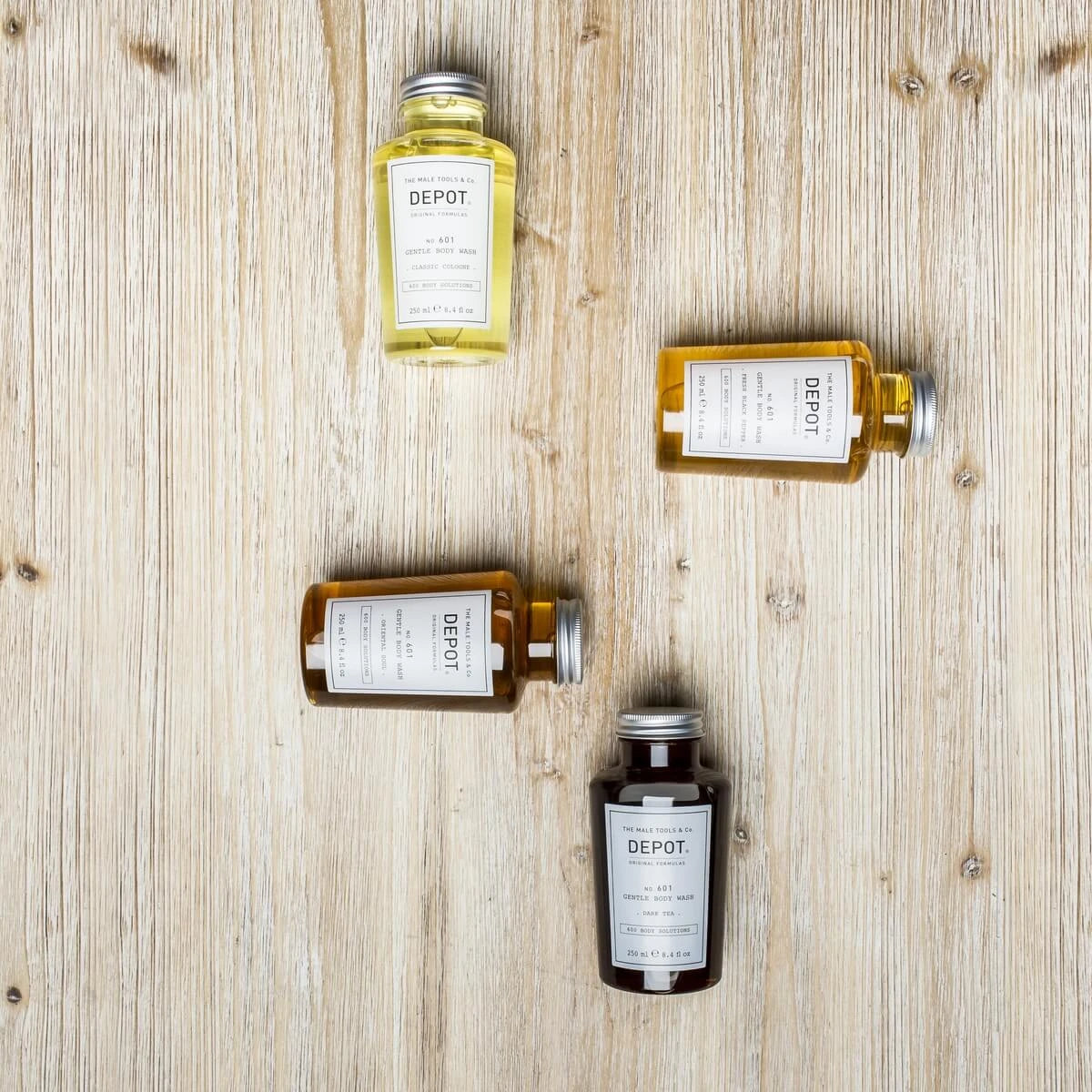 Gentle Body Wash, Dark Tea, No. 601, 250 ml.