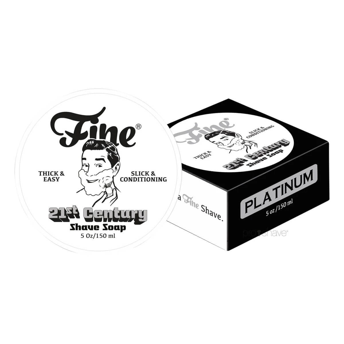 Platinum Barbersæbe i skål, 150 ml.