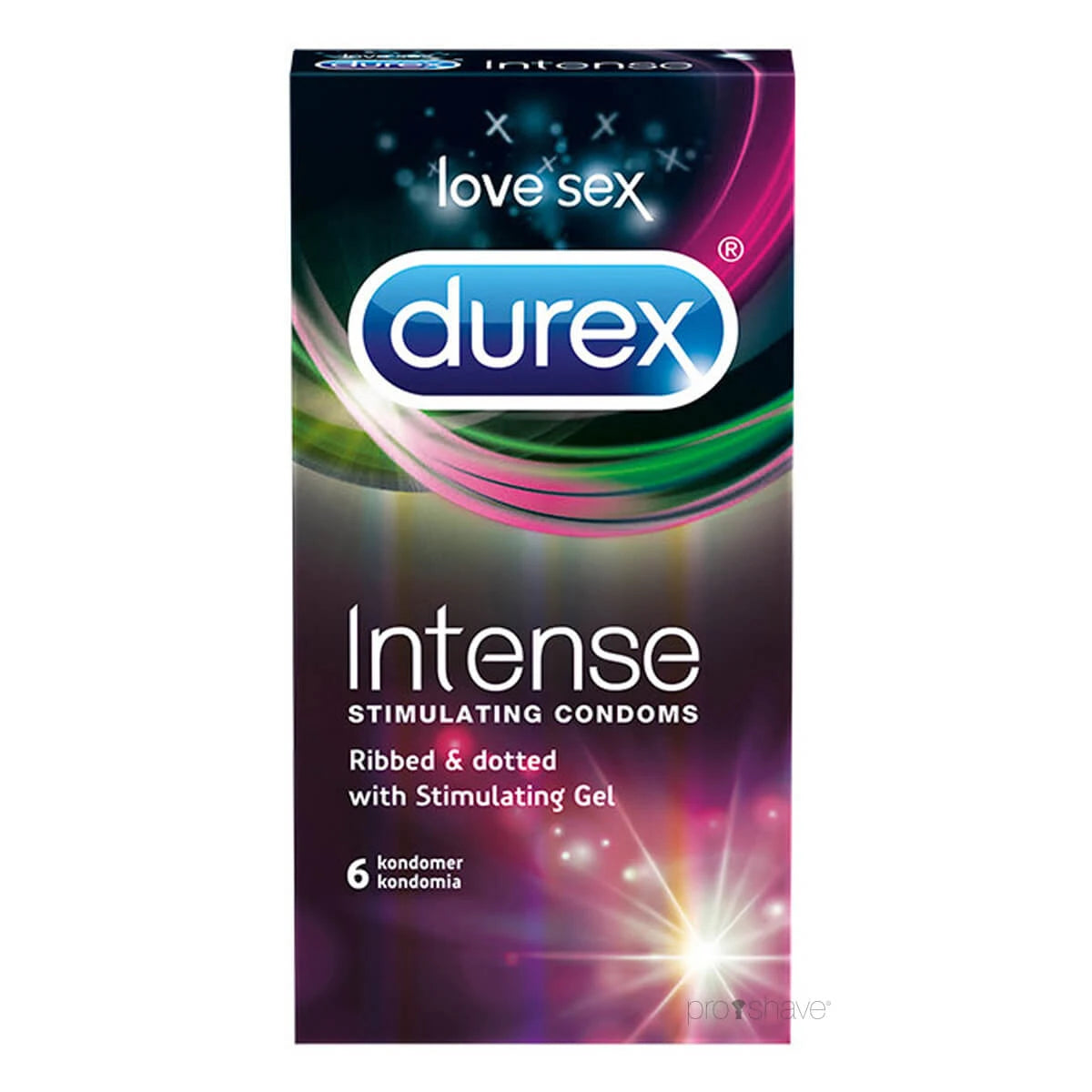 Kondomer Intense, 6 stk.