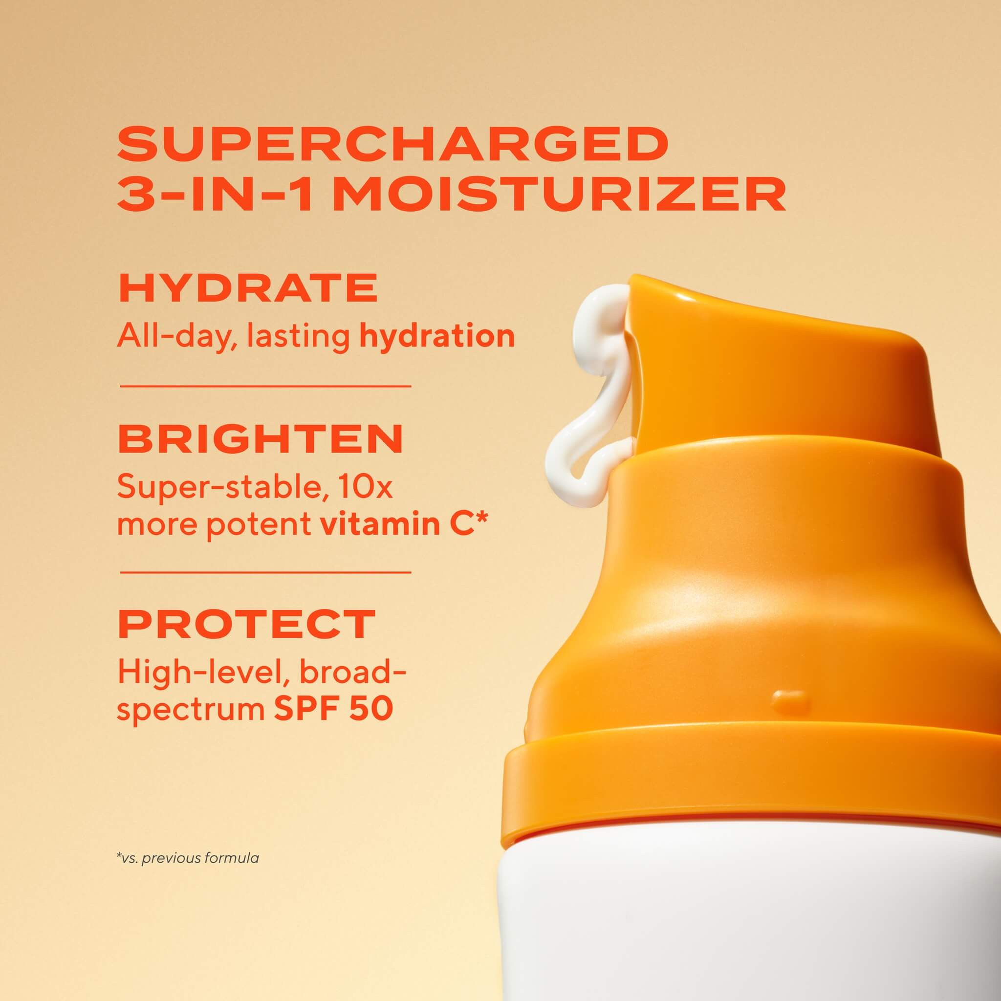 Superactive Moisturizer SPF Brightening, Environmental Shield, 50 ml.