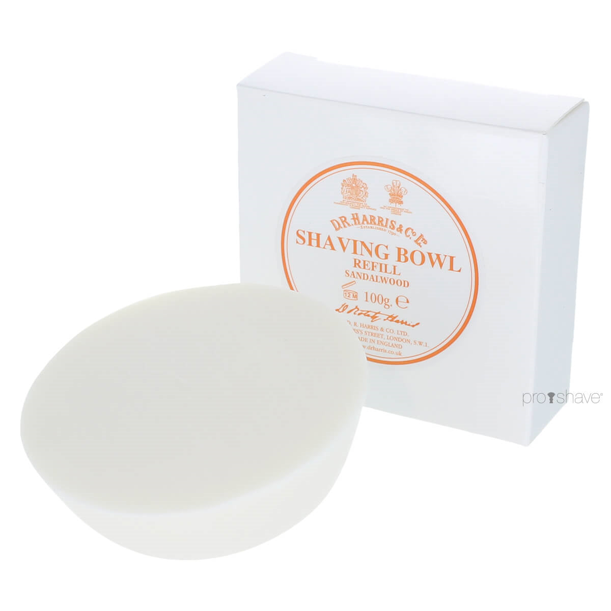 Sandeltræ Barbersæbe, Refill, 100 gr.