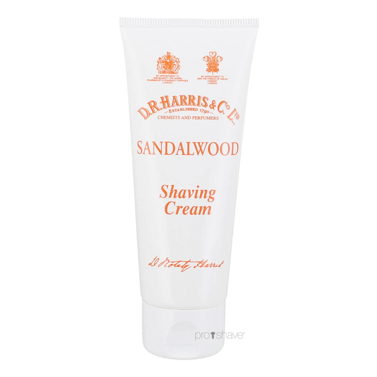 Sandeltræ Barbercreme på tube, 75 ml.