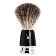 Pure Badger Barberkost, 21 mm, Rytmo, Sort Kunstharpiks