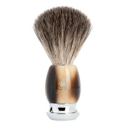 Pure Badger Barberkost, 21 mm, Vivo, Brunt Horn