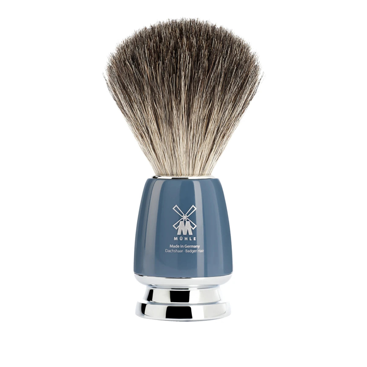 Pure Badger Barberkost, 21 mm, Rytmo, Petroleumsblå