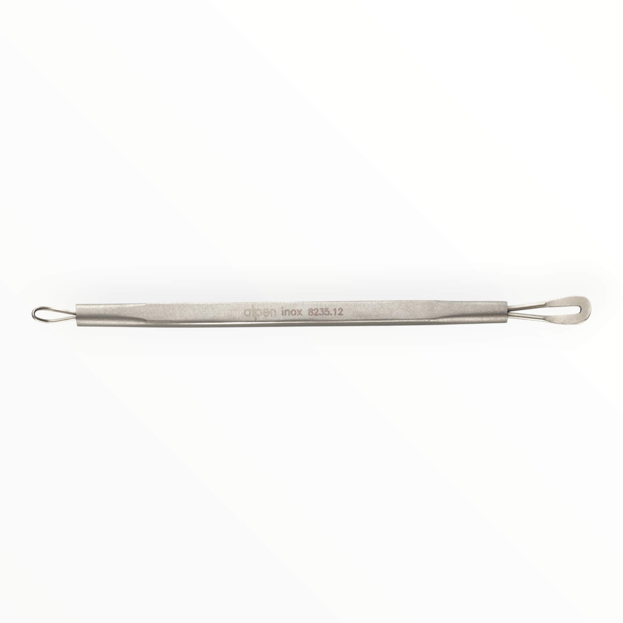 Blackhead Remover - Dobbelt, Rustfrit Stål, 12 cm.
