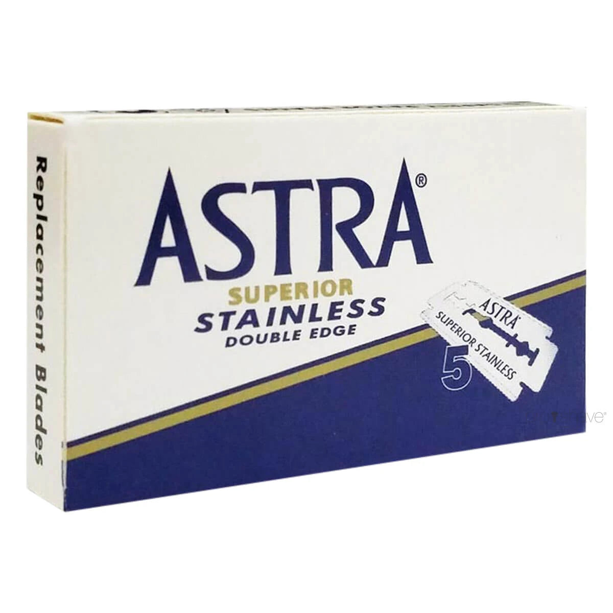Superior Stainless Blue DE-Barberblade, 2x5 stk. (10 stk.)