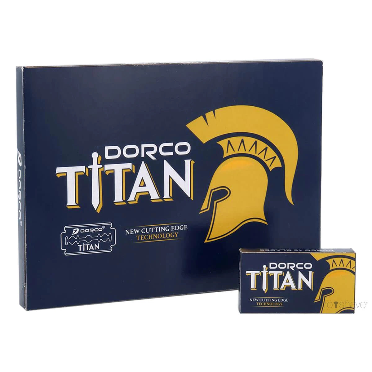Titan DE-Barberblade, 1 Stang, 10x10 stk. (100 stk.)