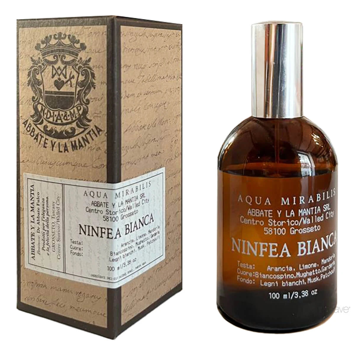 Aqua Mirabilis, Ninfea Bianca, 100 ml.