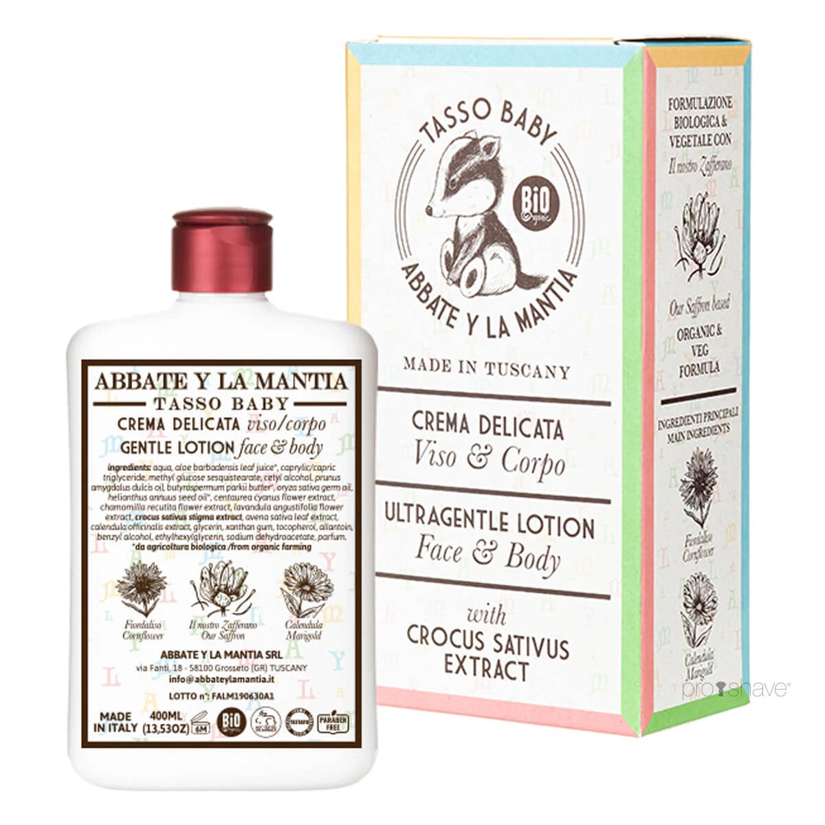 Mild Ansigt- & Bodylotion, Baby, 400 ml.