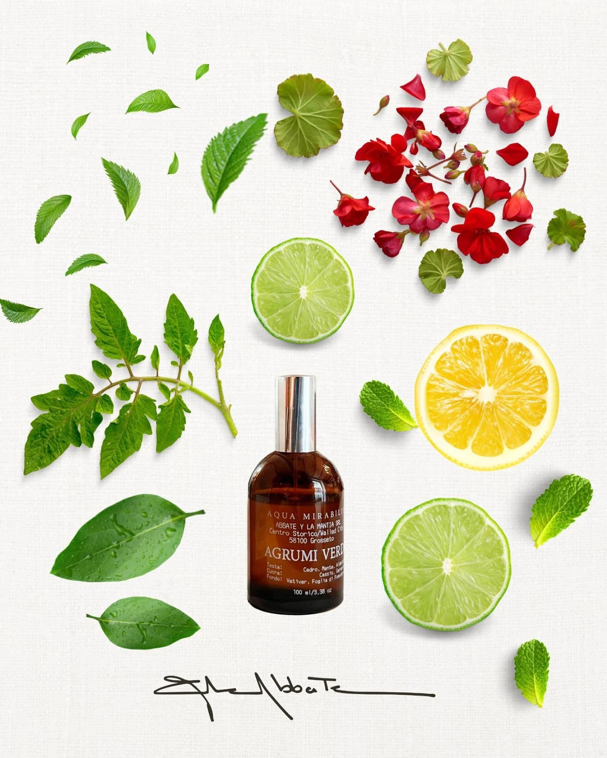 Aqua Mirabilis, Agrumi Verdi, 100 ml.