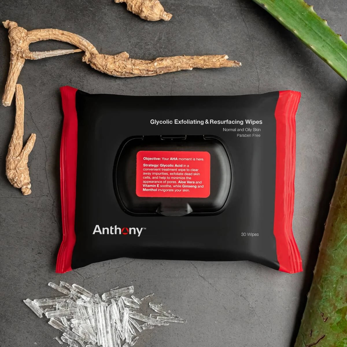 Glycolic Exfoliating & Resurfacing Wipes, 30 stk.