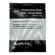 Invigorating Rush Hair & Body Wash, Sample, 8 ml.
