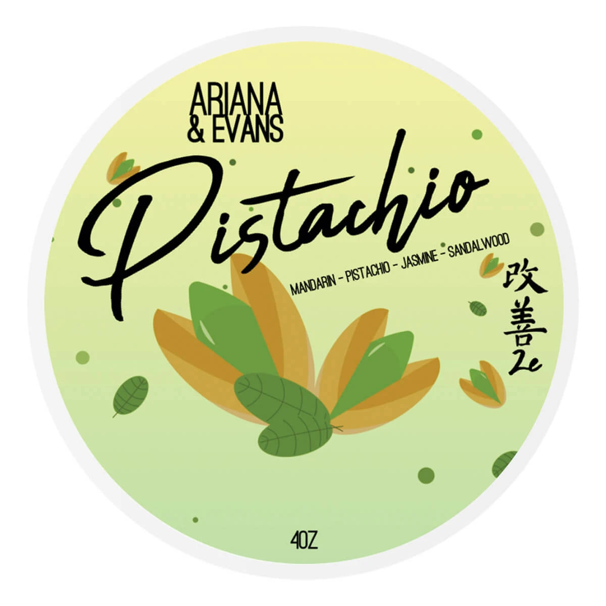 Barbersæbe, Pistachio, 118 ml.