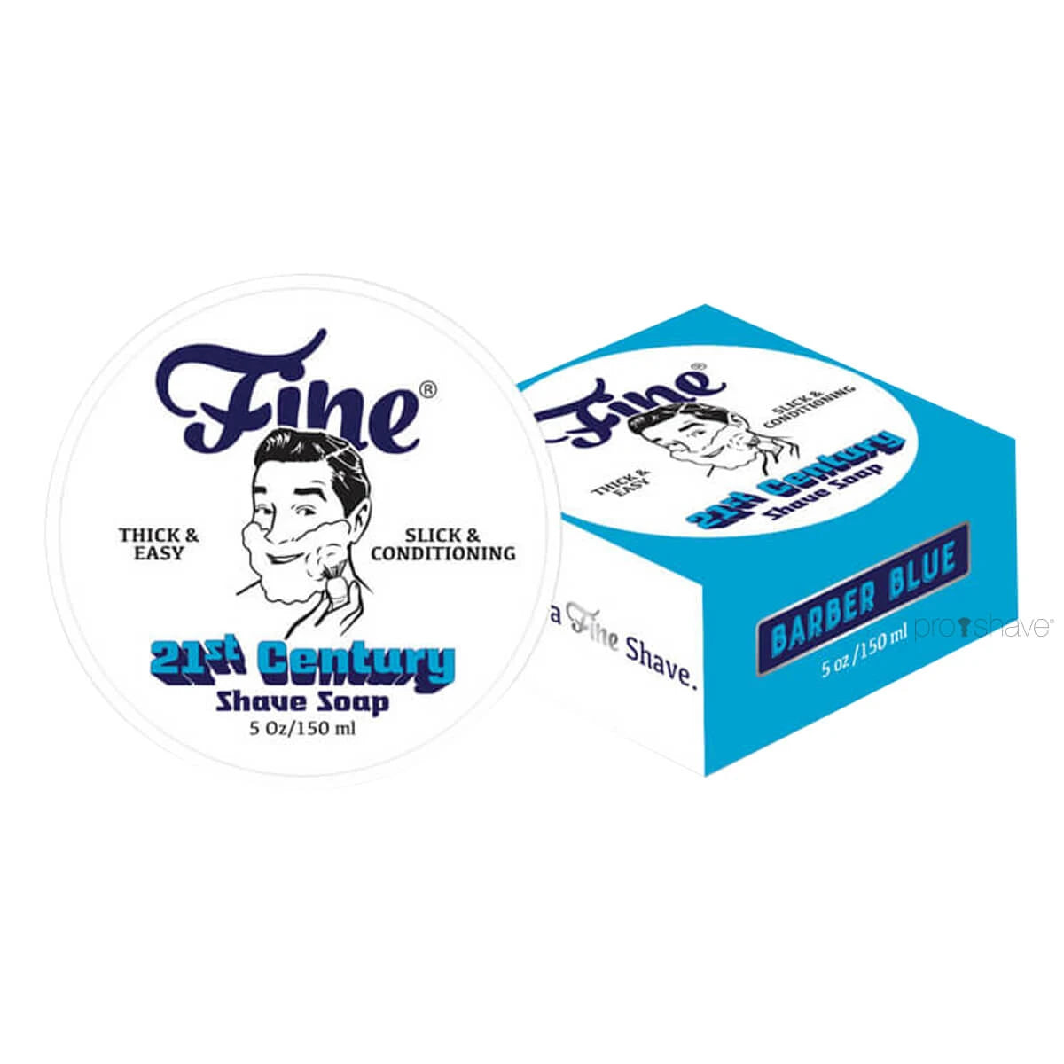 Barber Blue Barbersæbe i skål, 150 ml.