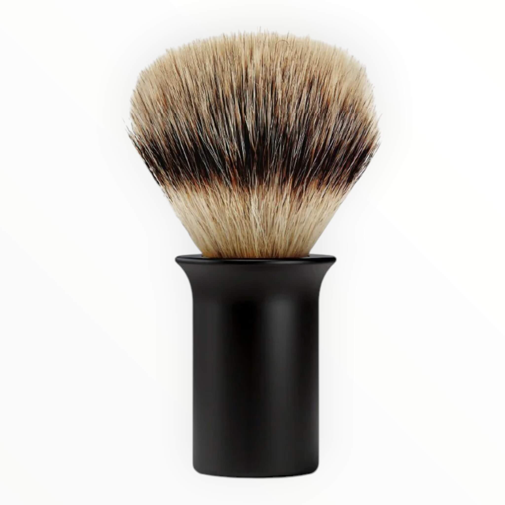 Barberkost, Synthetic Silvertip, Matte Black