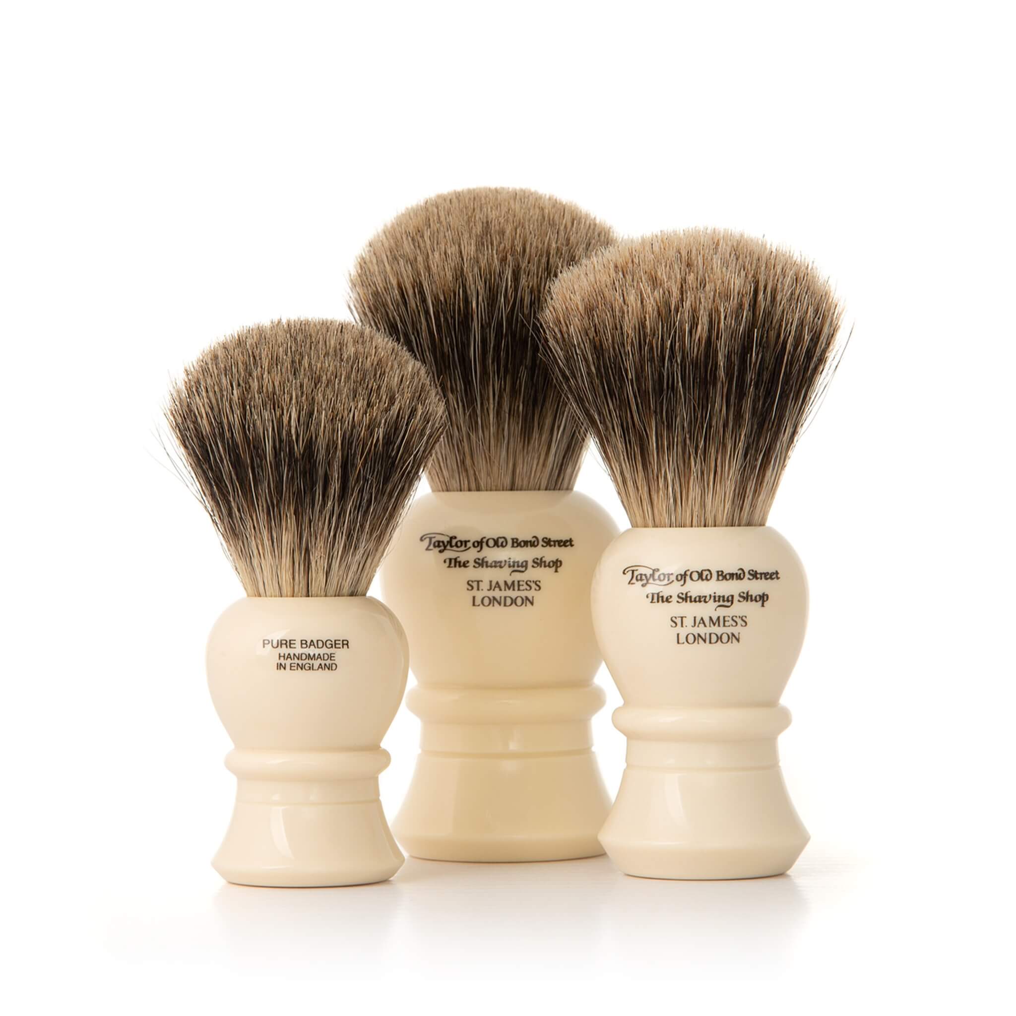 Barberkost, Pure Badger, Traditional, S, Ivory