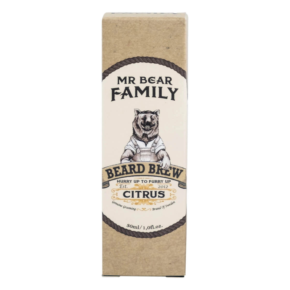 Skægolie, Beard Brew Oil, Citrus, 30 ml.
