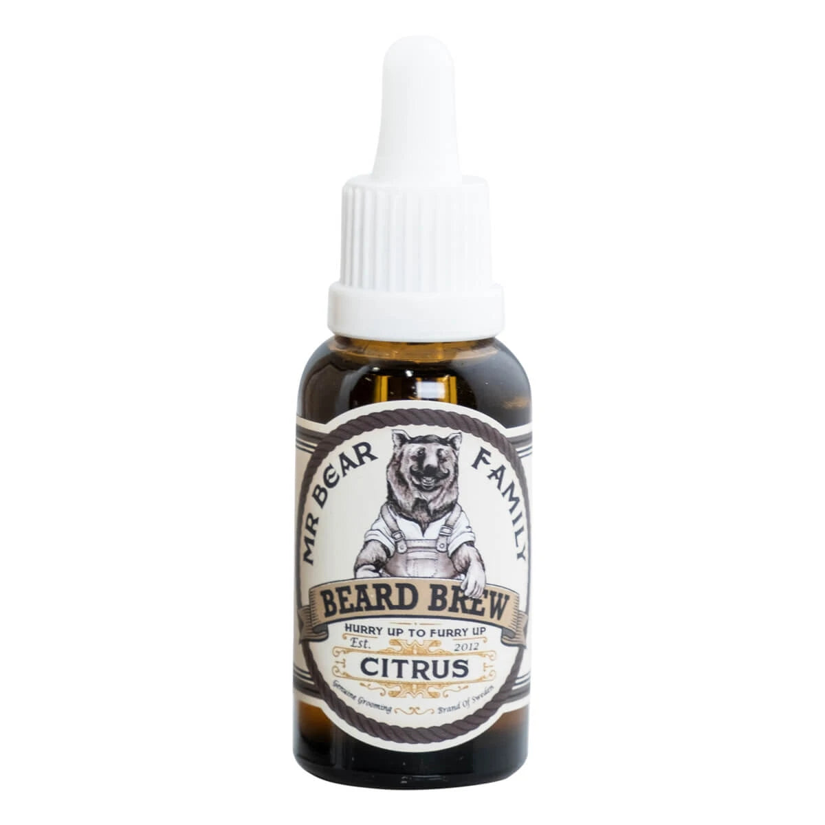Skægolie, Beard Brew Oil, Citrus, 30 ml.