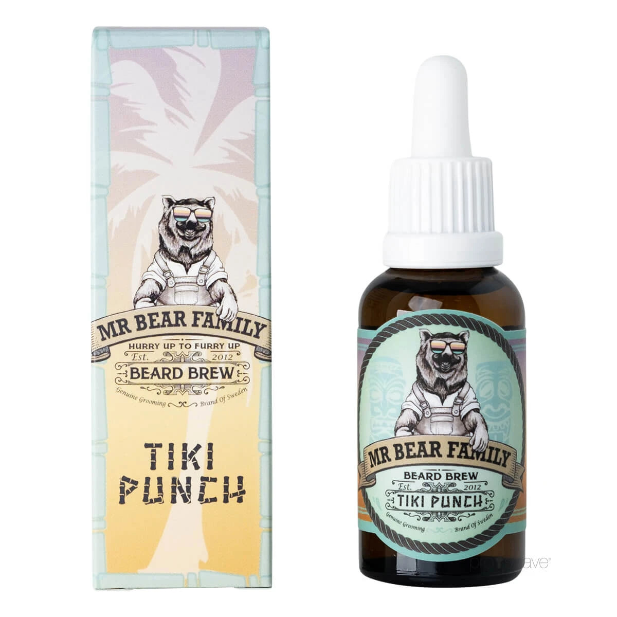 Skægolie, Beard Brew Oil, Tiki Punch, 30 ml.