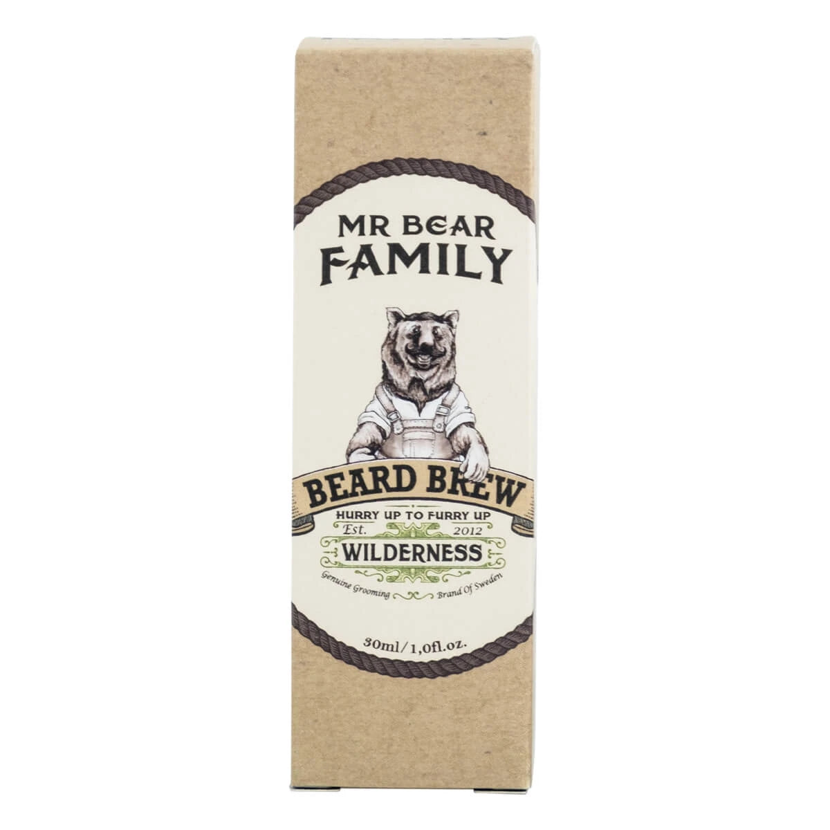 Skægolie, Beard Brew Oil, Wilderness, 30 ml.