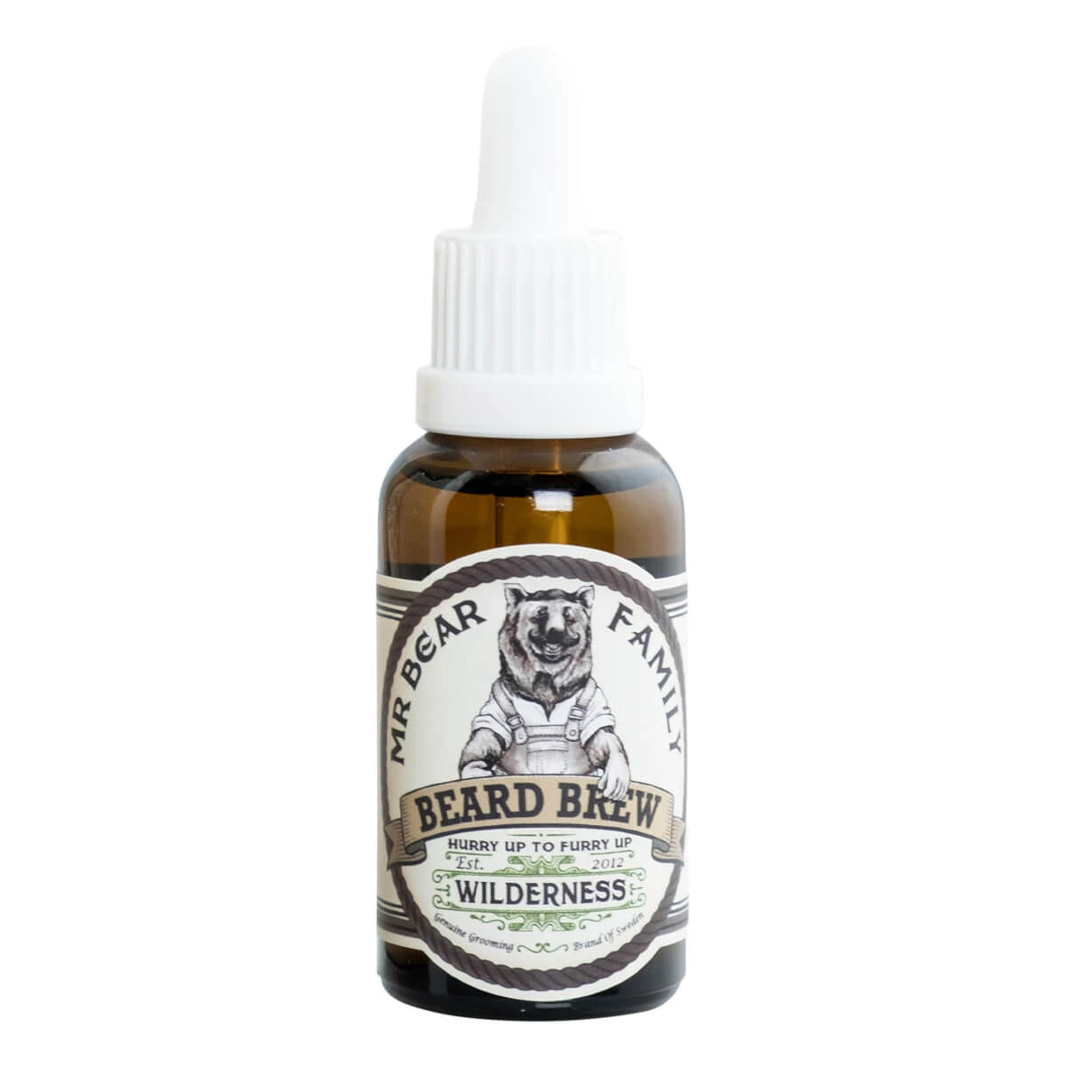 Skægolie, Beard Brew Oil, Wilderness, 30 ml.