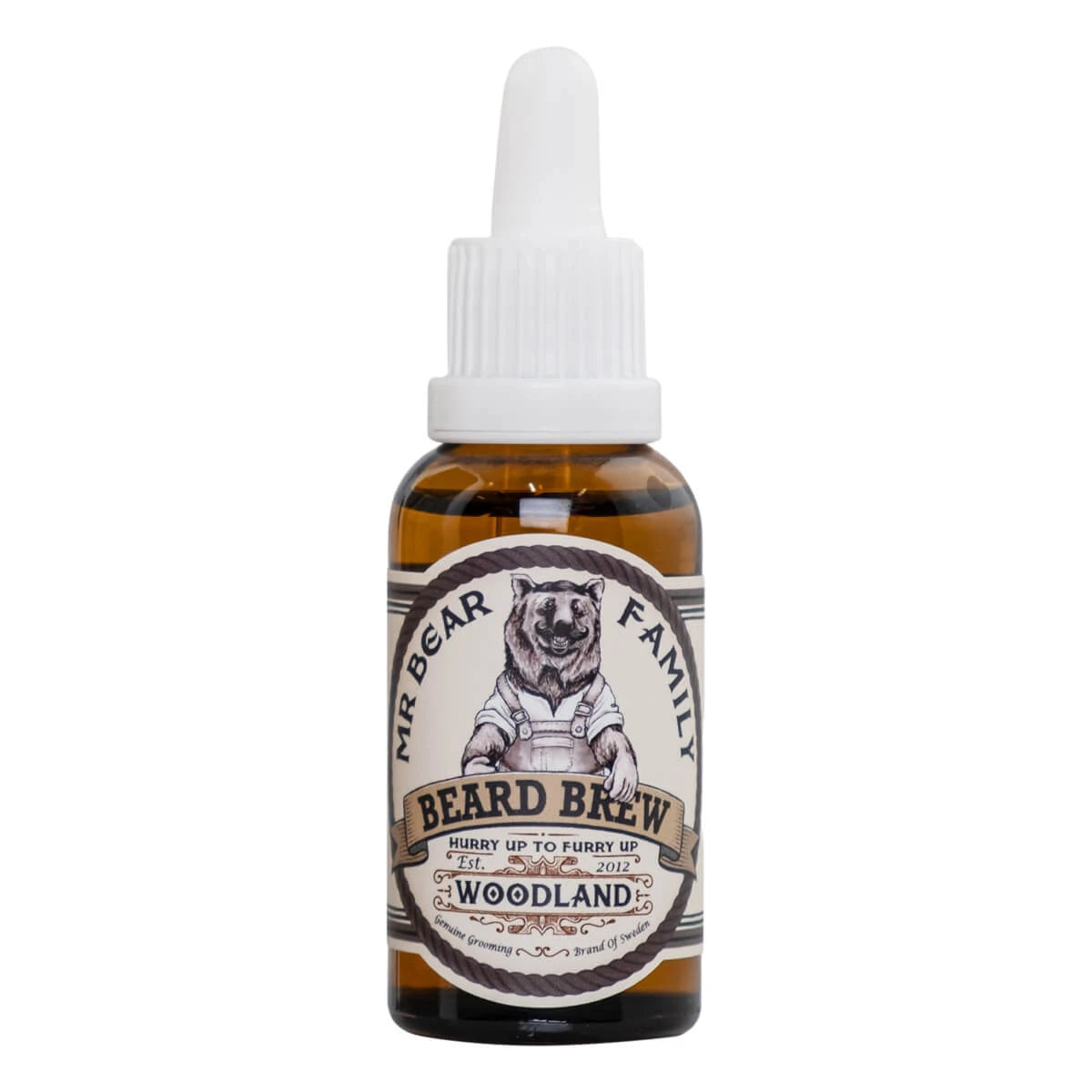 Skægolie, Beard Brew Oil, Woodland, 30 ml.