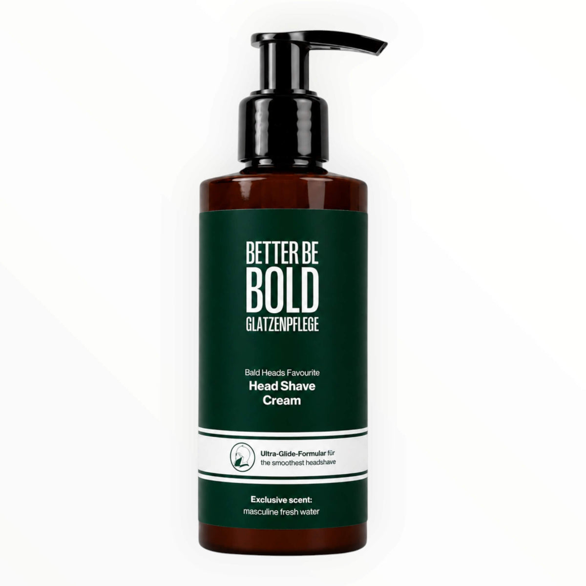 Head Shave Cream, Ultra-glide formular, 150 ml.