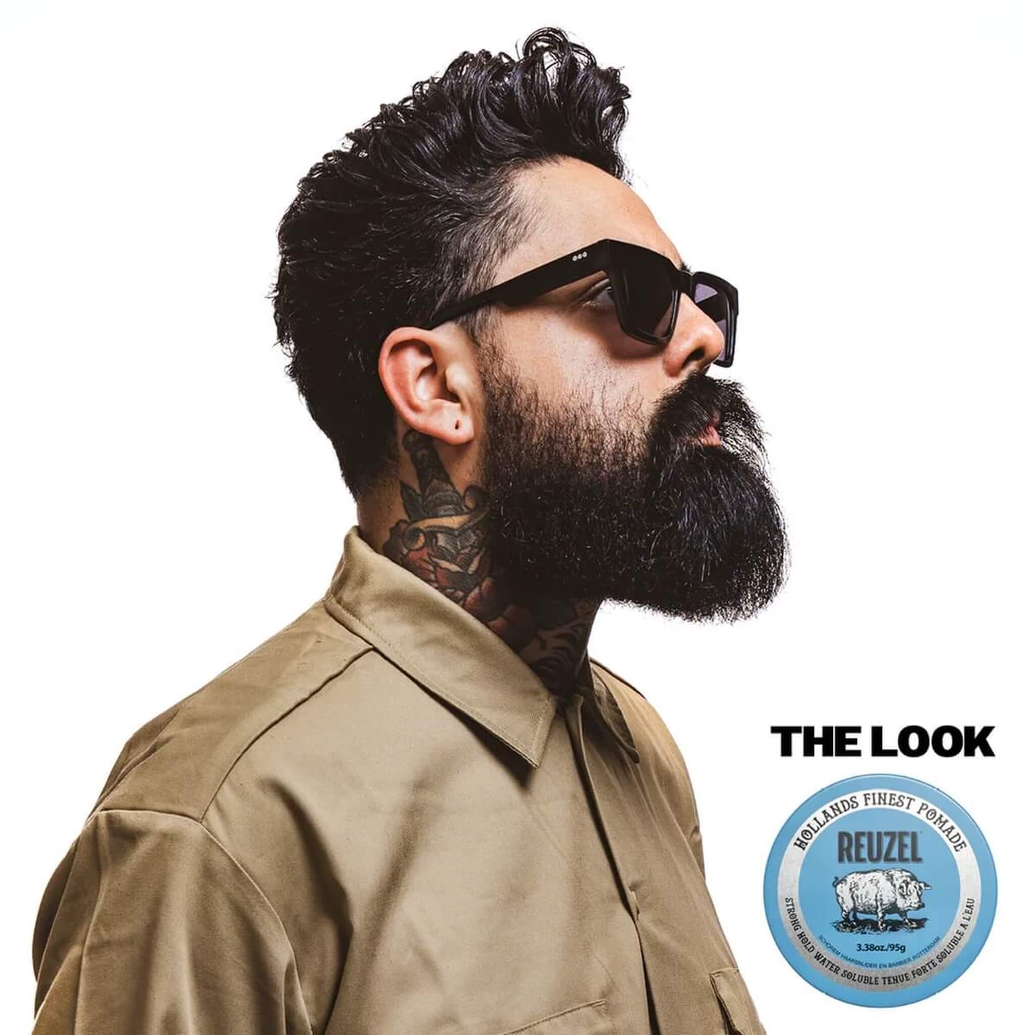 Blue Water Soluble Pomade - Strong Hold, 95 g.