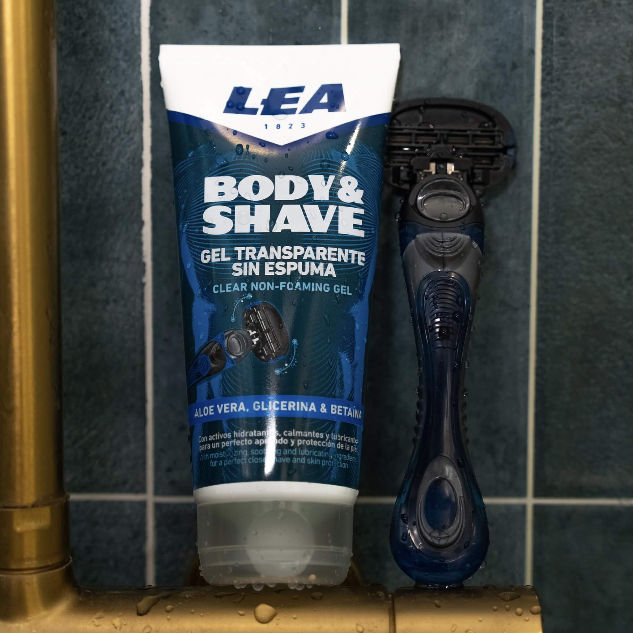 Body & Shave Skraber og 1 blad (3+3 klinger)