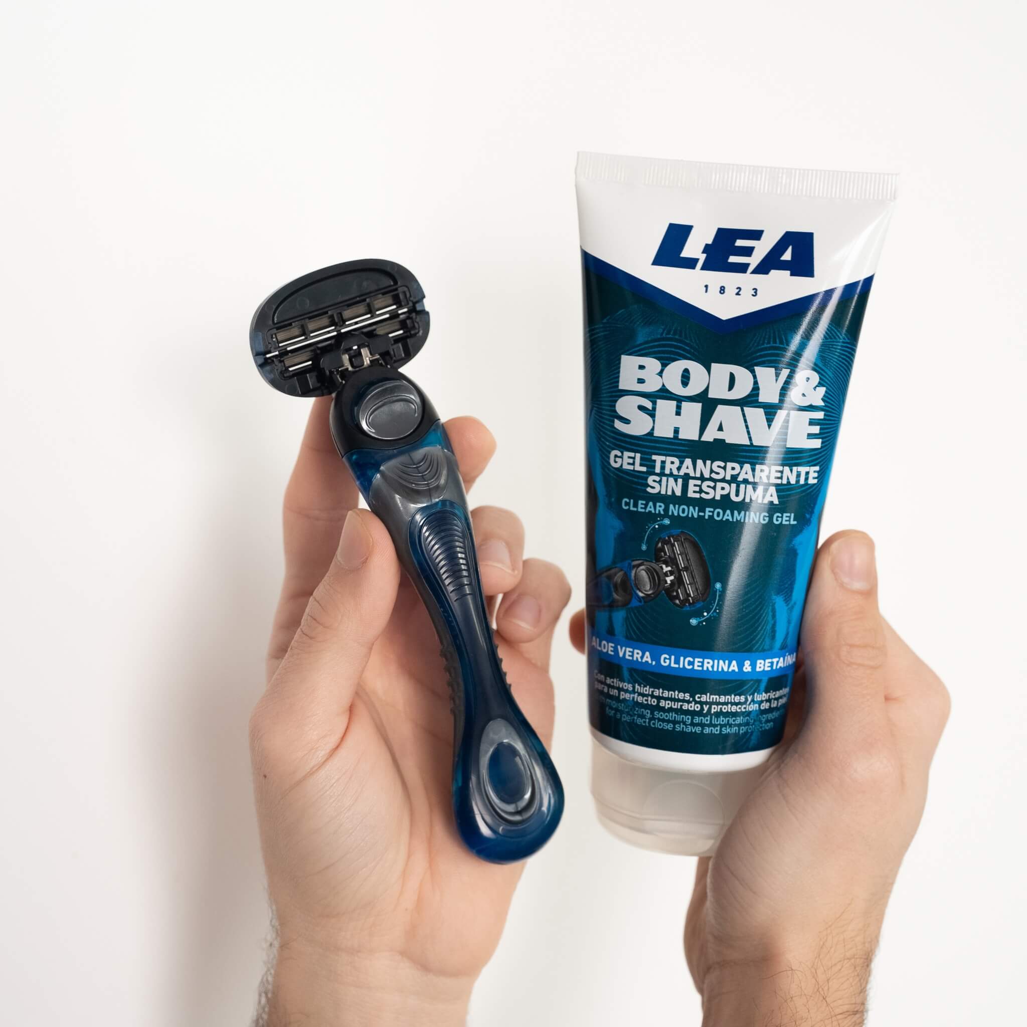 Body & Shave Clear Non-Foaming Shave Gel, 175 ml.