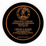 Barbercreme, Cedarwood & Sandalwood Oils, 200 ml.