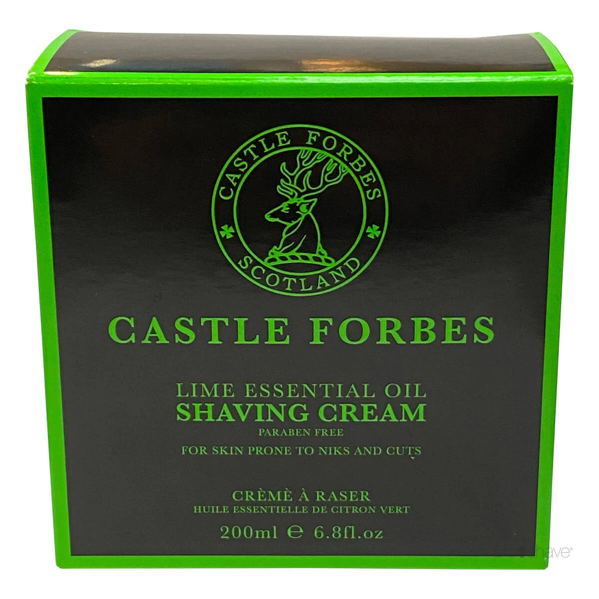 Barbercreme, Lime Essential Oils, 200 ml.
