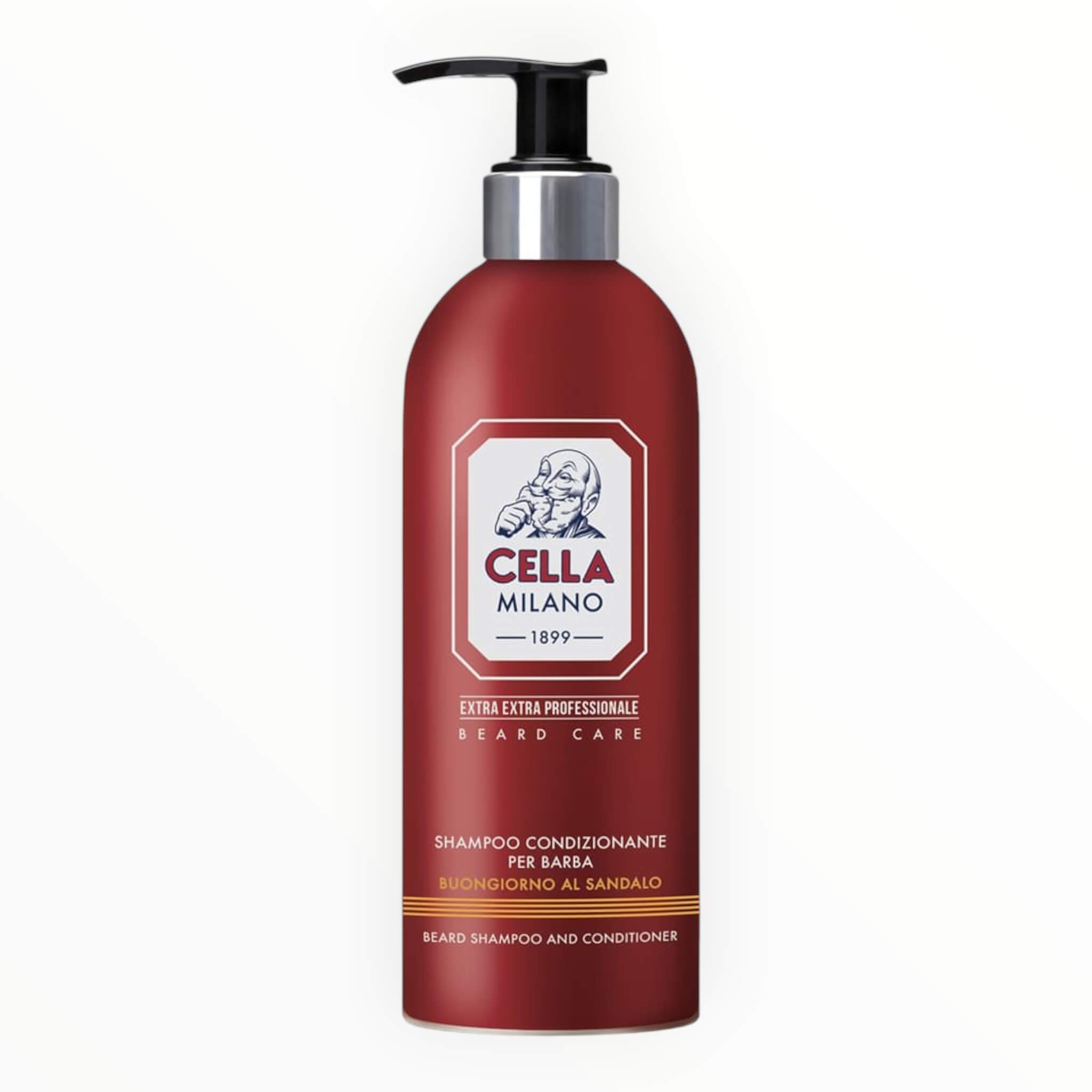 Plejende Skægshampoo, Buongiorno al Sandalo, 500 ml.