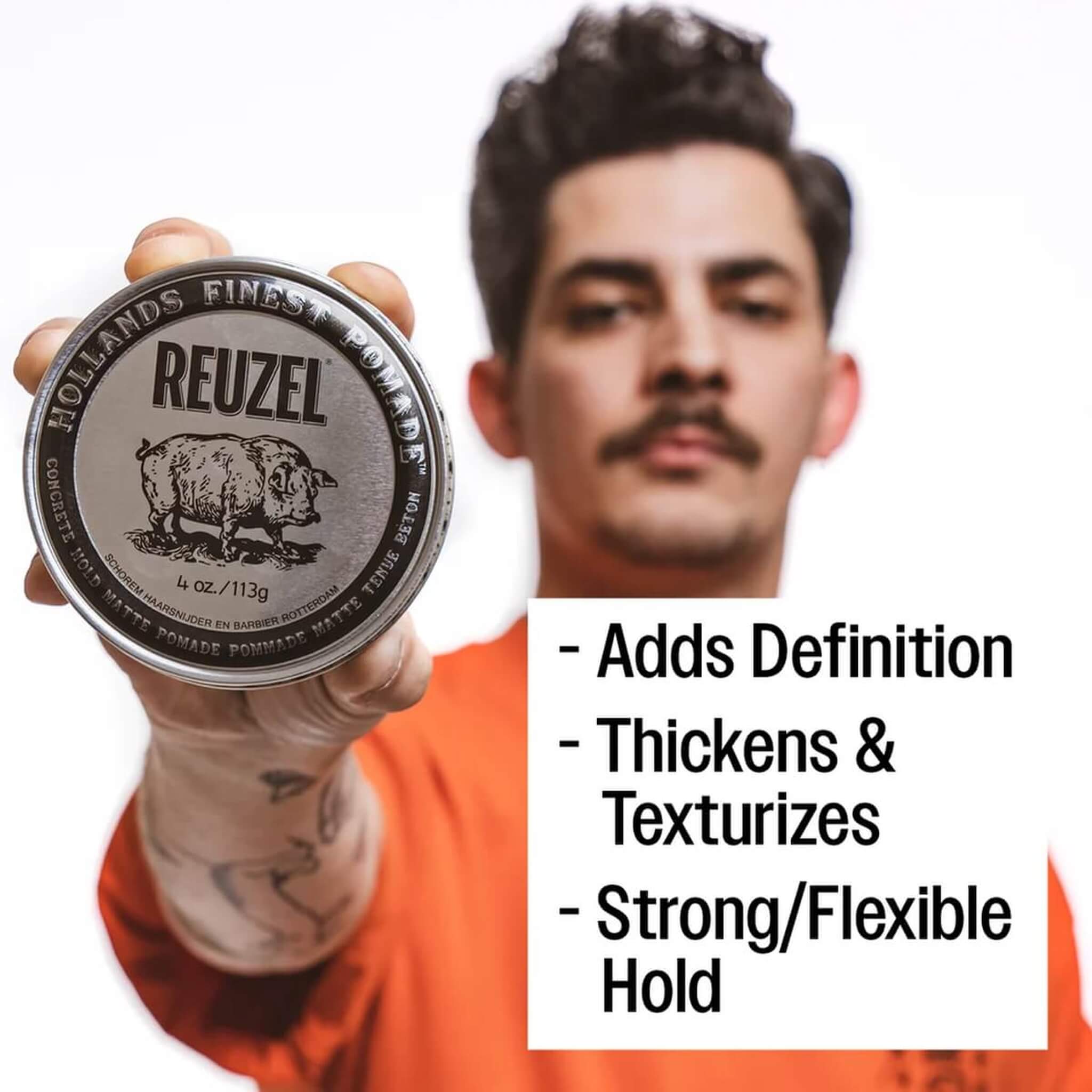 Concrete Hold Matte Pomade, 95 g.