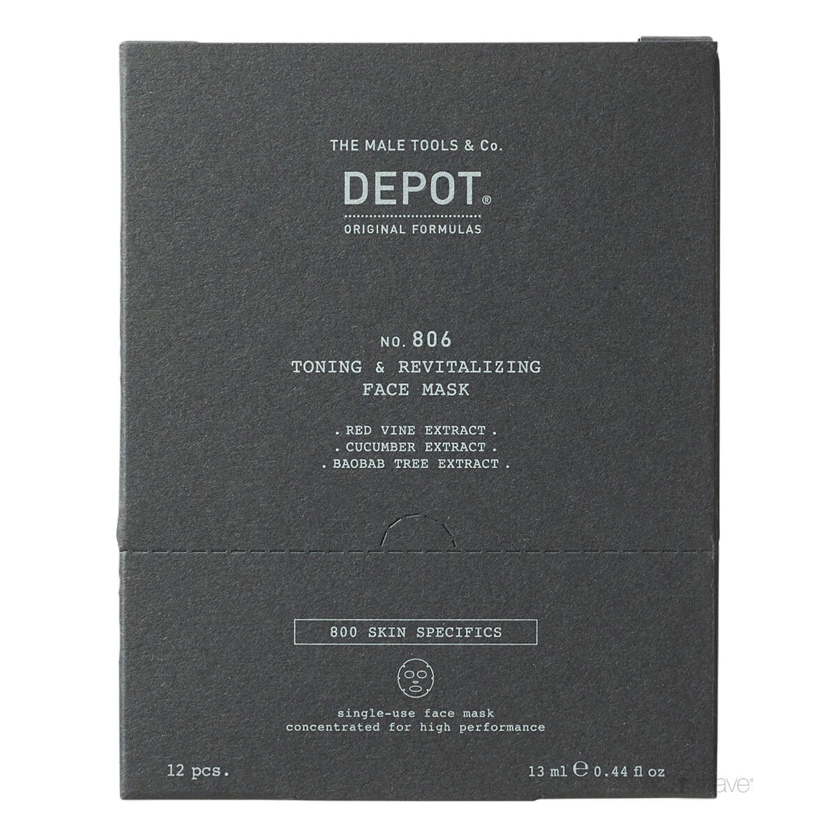 Toning & Revitalizing Face Mask, No. 806, 1 stk.