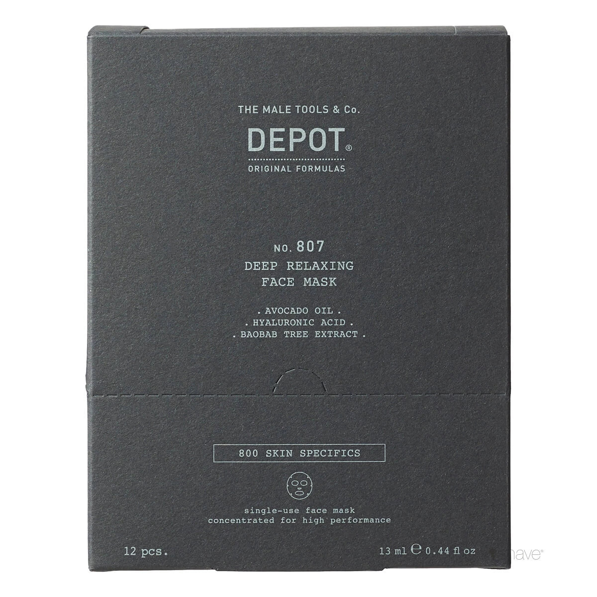 Deep Relaxing Face Mask, No. 807, 1 stk.
