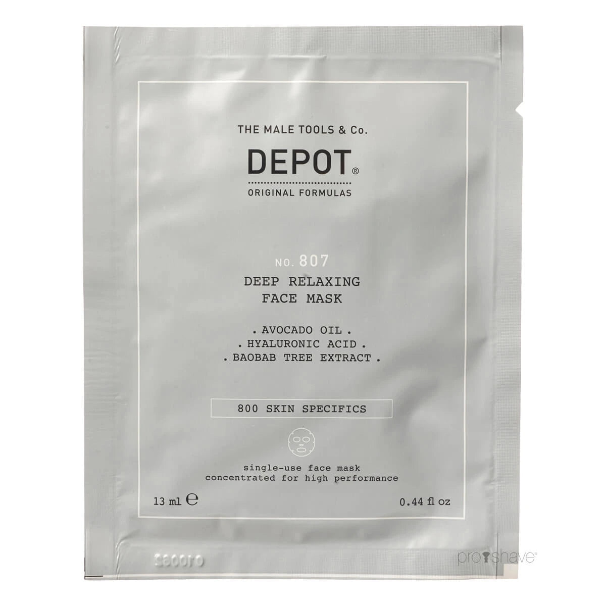 Deep Relaxing Face Mask, No. 807, 1 stk.