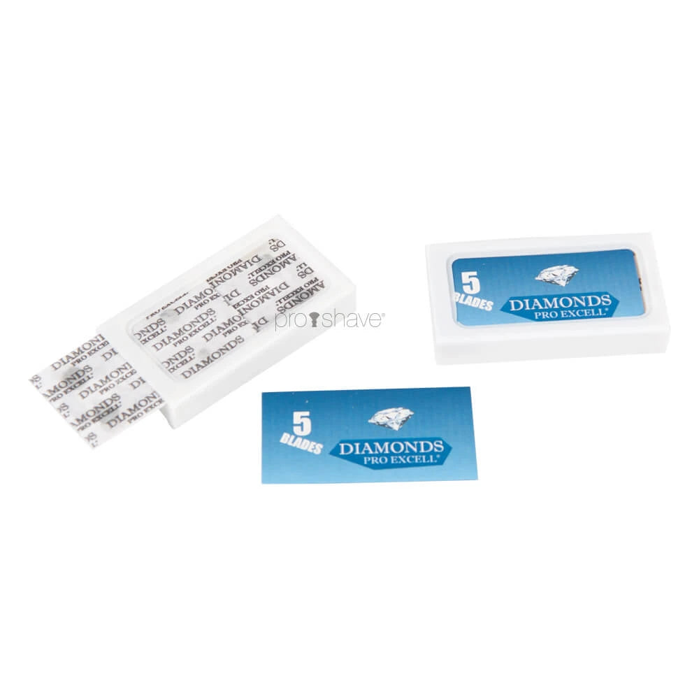 Diamonds Pro Excel DE-Barberblade, 2x5 stk. (10 stk.)