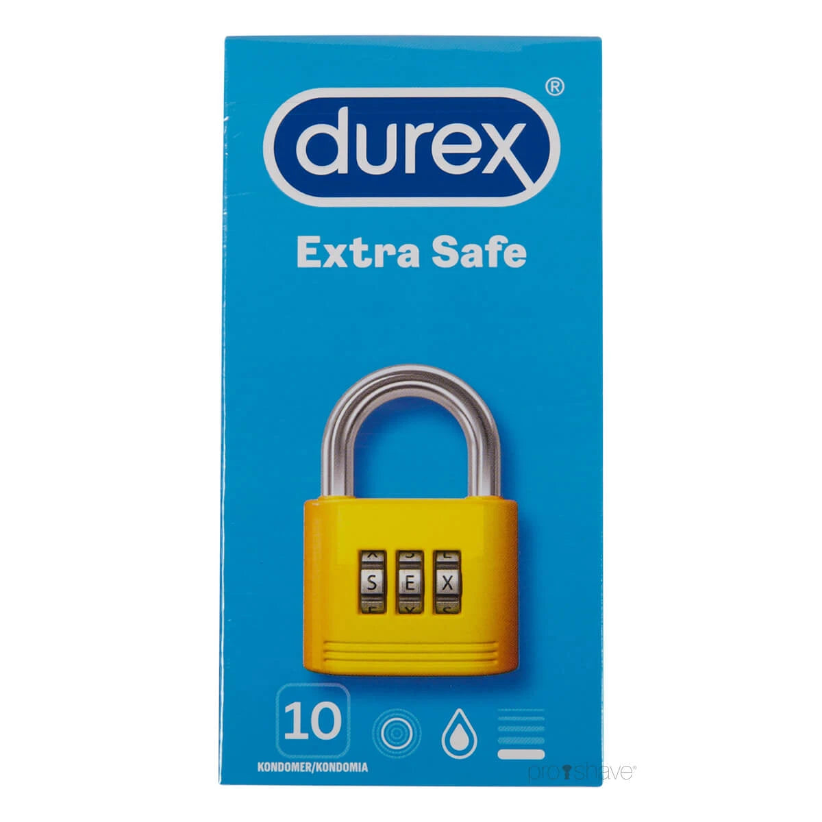 Kondomer Extra Safe, 10 stk.
