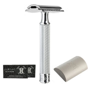 Sæt med R 89 Skraber, Klingebeskytter og 10 stk. Barberblade