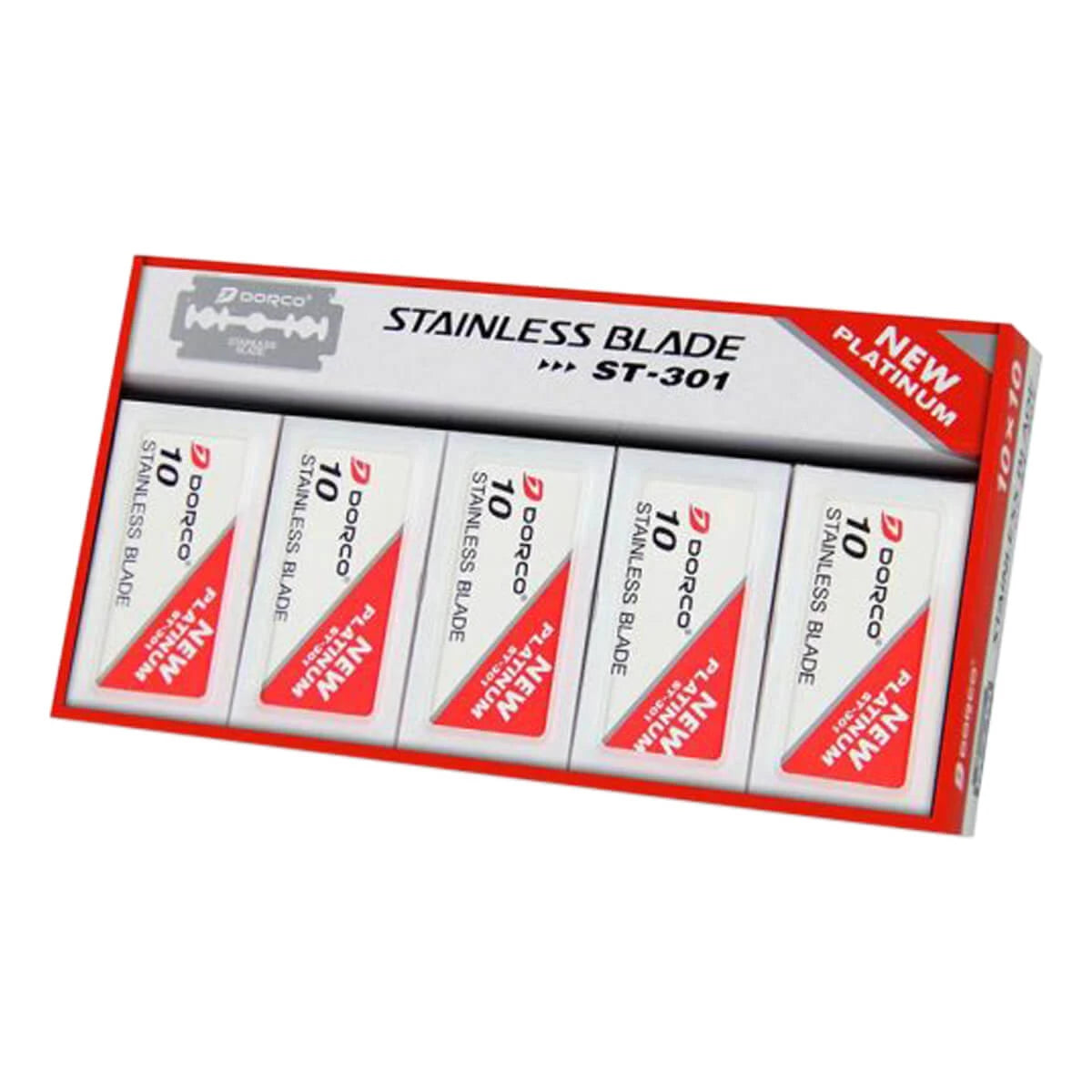 ST-301 DE-Barberblade, 1 Stang, 10x10 stk. (100 stk.)