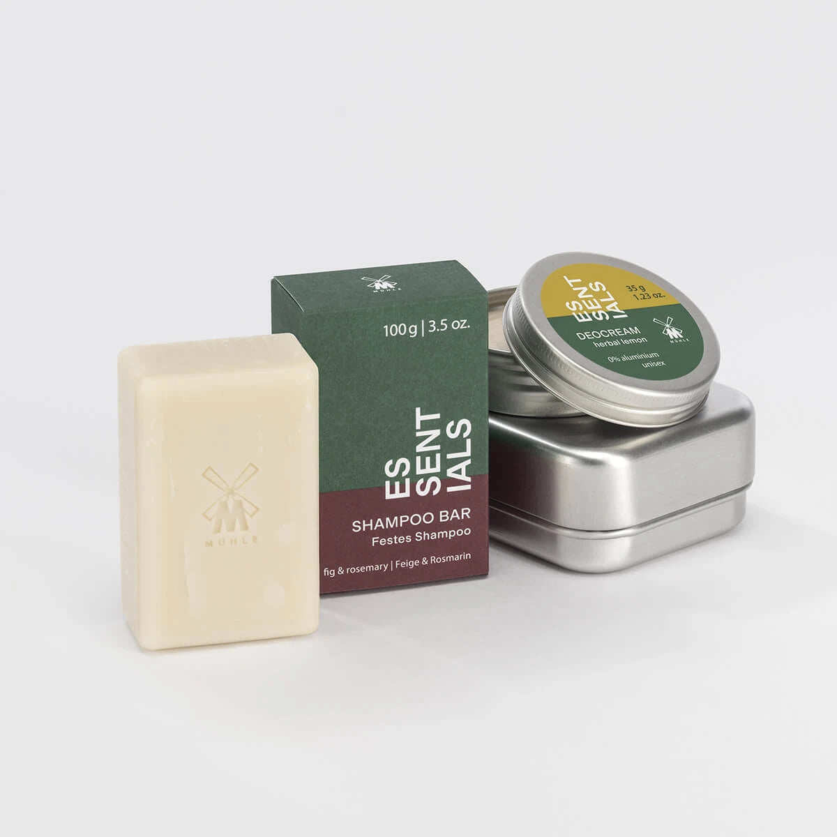 Beholder til sæbe, Essentials