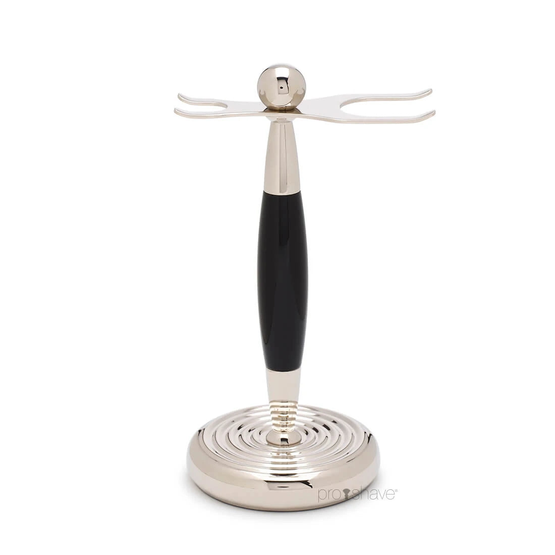 Barbersæt med Fusion Skraber, Grævlingebørste og holder, Edwardian, Faux Ebony