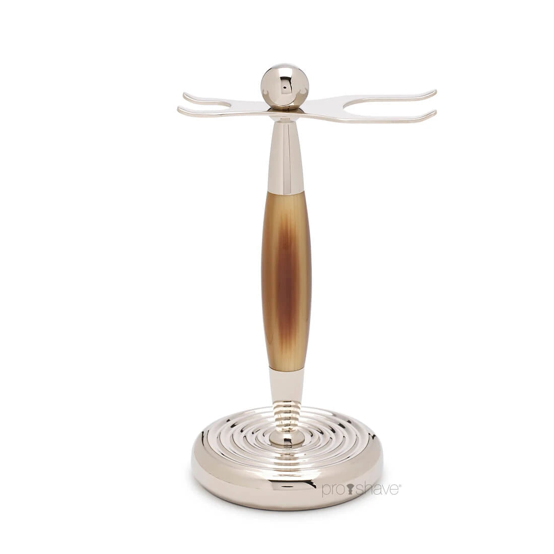 Barbersæt med Fusion Skraber, Grævlingebørste og holder, Edwardian, Faux Horn