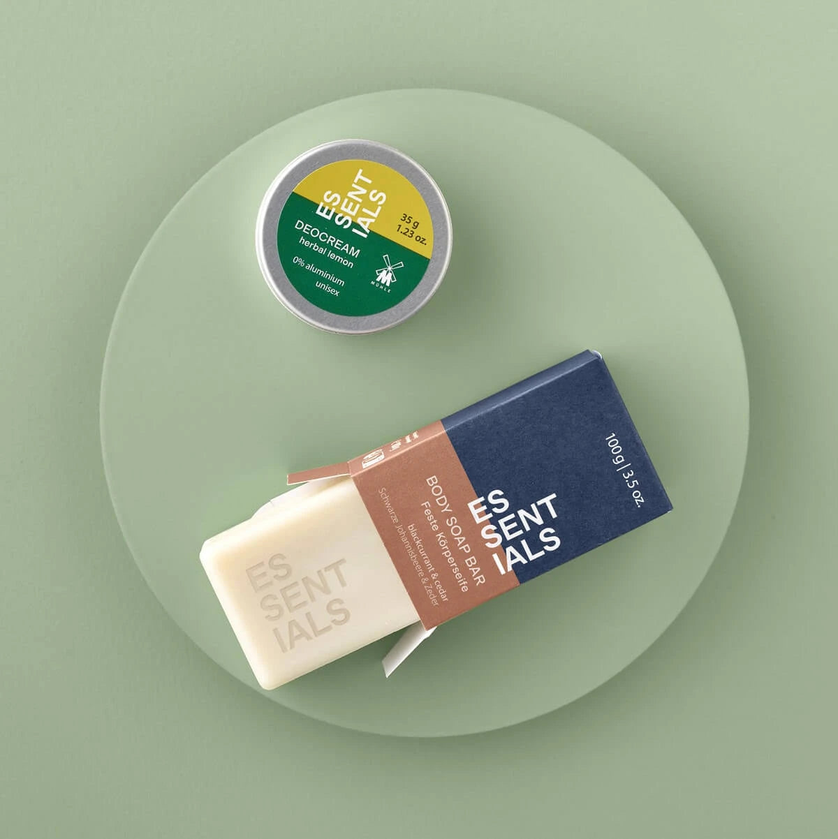 Body Bar Soap, Blackcurrant & Cedar, Essentials, 100 gr.