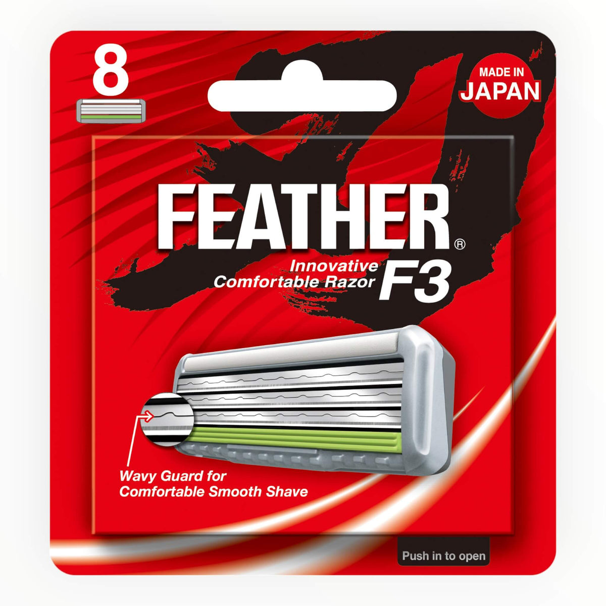 F3 Barberblade (3 klinger), 8 stk.